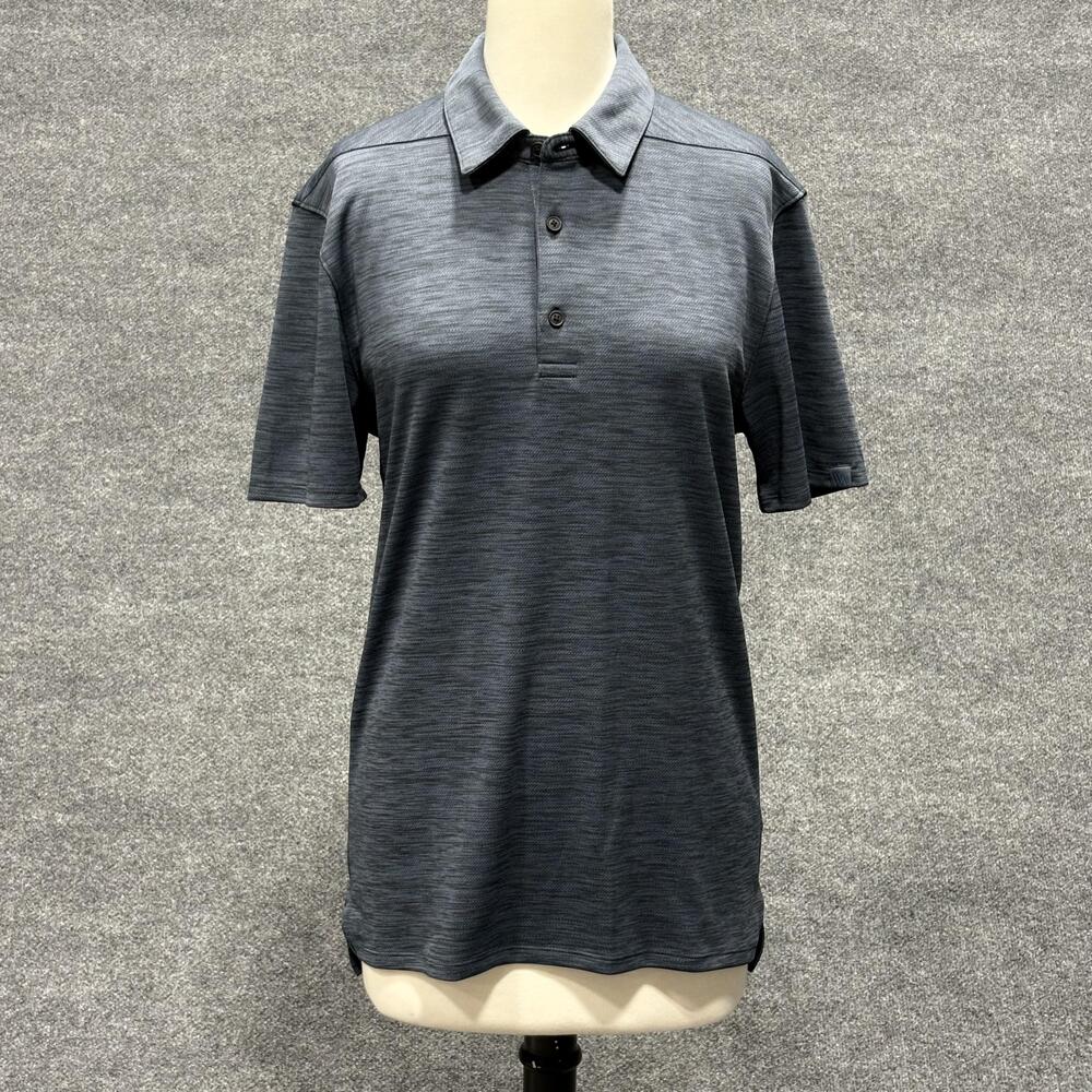 VRST Golf Polo Shirt Mens Small Indigo Heather Core Performance Stretch